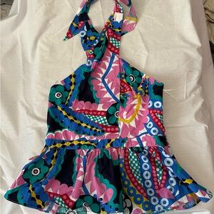 J. Crew Pastel Patterned Top